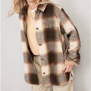 Old Navy Oversized Soft Brushed Shacket